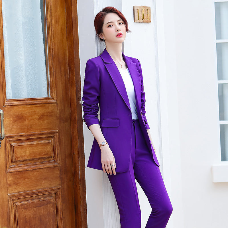 Purple Plus Size Suits