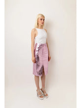 Load image into Gallery viewer, Metallic Knee length skirt
