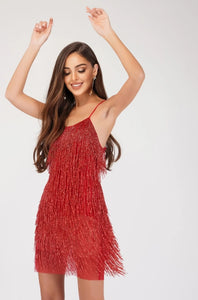 Molly Red Evening Dress