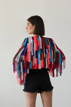 Load image into Gallery viewer, Multicoloured Fringe Coat

