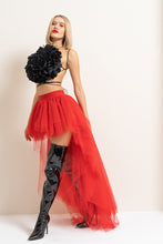 Load image into Gallery viewer, Retro Chic High Low Tulle Skirt
