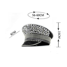 Load image into Gallery viewer, Military Luxury Rhinestone Hat
