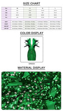 Load image into Gallery viewer, Green Feather Embellished Sequin Dress
