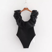 Load image into Gallery viewer, Black Mesh Body Suit
