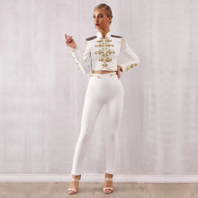 Load image into Gallery viewer, Bandage Tassel Two Piece Suit
