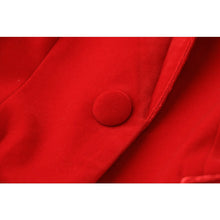 Load image into Gallery viewer, BELINDA RED VELOUR SUIT
