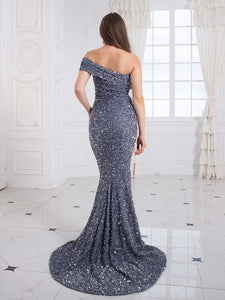 Elegant Off Shoulder Long Evening Dress