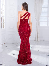 Load image into Gallery viewer, Sequin Split Party Dress
