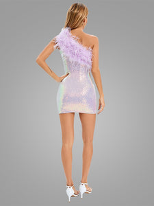 Marilyn Embellished Mini Dress