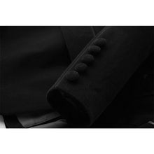 Load image into Gallery viewer, Black Velour Blazer and Pants Set
