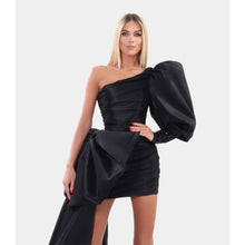Load image into Gallery viewer, High End Black Mini Evening Dress
