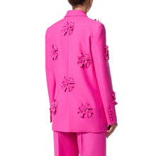 Load image into Gallery viewer, Floral Embellished Blazer Two Piece Suit
