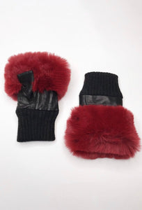Fur gloves