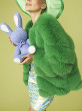 Load image into Gallery viewer, Candy Green Fur Coat
