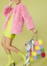 Load image into Gallery viewer, Candy Pink Fur Coat
