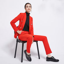 Load image into Gallery viewer, Couture Double Breasted Blazer Trouser Suit
