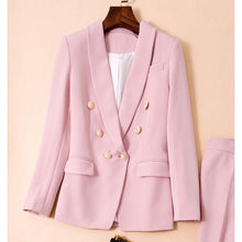 Load image into Gallery viewer, Couture Double Breasted Blazer Trouser Suit
