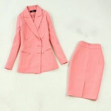 Load image into Gallery viewer, Chloe&#39;s Pink Skirt Suit
