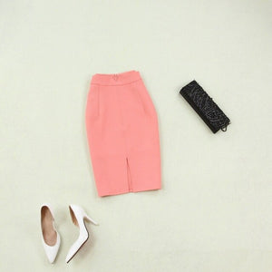 Chloe's Pink Skirt Suit
