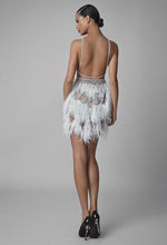 Load image into Gallery viewer, Beyoncé&#39;s White Feather Birthday Dress
