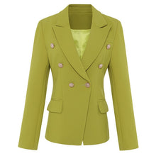 Load image into Gallery viewer, Lions Button Military Style Blazer
