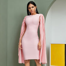 Load image into Gallery viewer, Long Batwing Sleeve Bandage Dress
