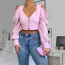 Load image into Gallery viewer, Joanna&#39;s Puff Sleeve Blouse
