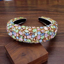 Load image into Gallery viewer, Bohemian Baroque Padded Crystal Crown
