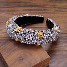 Load image into Gallery viewer, Bohemian Baroque Padded Crystal Crown
