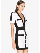 Load image into Gallery viewer, Colour Block Stretch Dress
