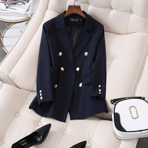 Elegant Double Breasted Blazer & Trouser Suit