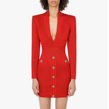 Load image into Gallery viewer, Short Red Knit dress
