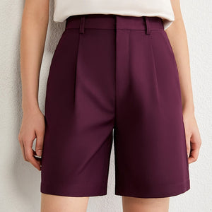 Office Lady  High Waist Loose Shorts