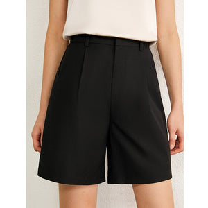 Office Lady  High Waist Loose Shorts