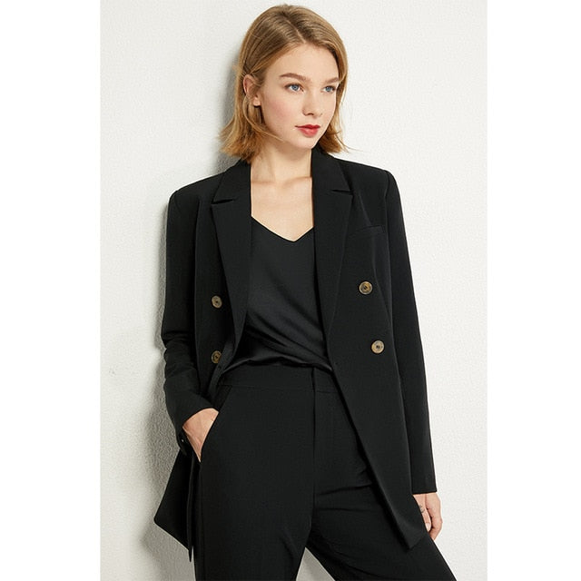 Double Breasted Suit Coat