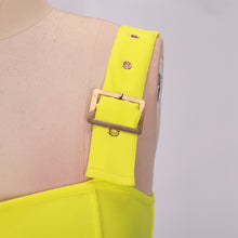 Load image into Gallery viewer, Zip Front Yellow Play suit
