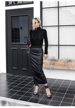 Load image into Gallery viewer, Faux Leather Maxi Skirt
