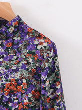 Load image into Gallery viewer, Vintage Women Floral Blouse
