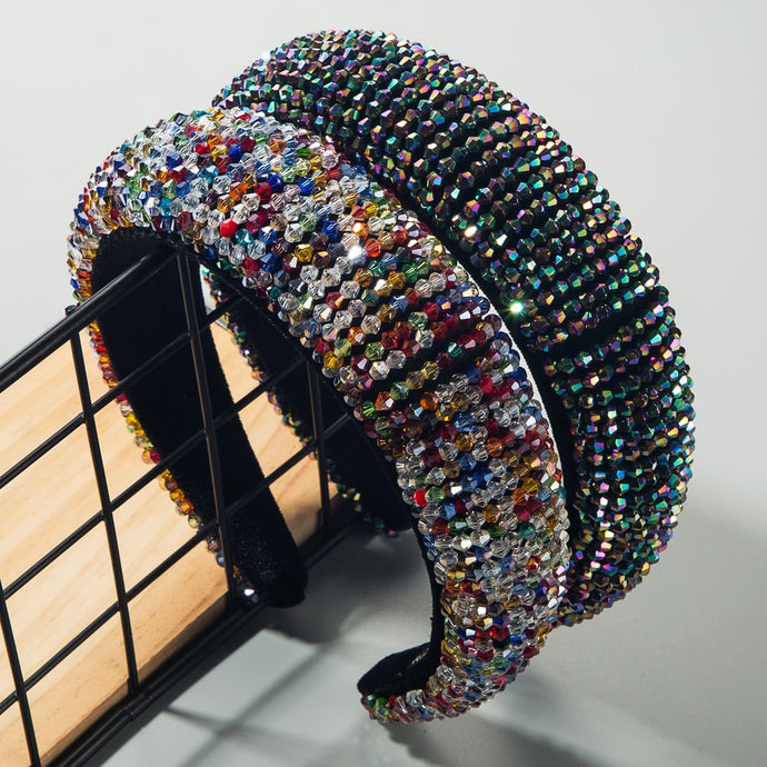 Baroque Crystal  Beaded Headband