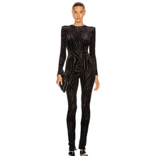 Load image into Gallery viewer, Bossy Bella Stripped Jumpsuit
