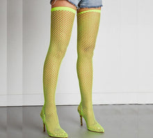Load image into Gallery viewer, Over The Knee High Heels Sock Boots

