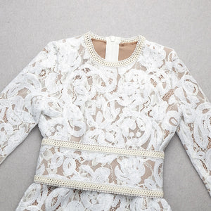 Coco White Lace Jumpsuit