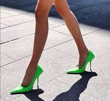Load image into Gallery viewer, Square Knife Stiletto Heels

