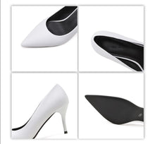 Load image into Gallery viewer, Square Knife Stiletto Heels
