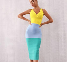 Load image into Gallery viewer, Elegant Bodycon Bandage Dress
