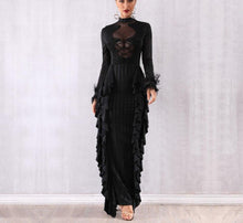 Load image into Gallery viewer, Maxi Ruffles Party  Dress
