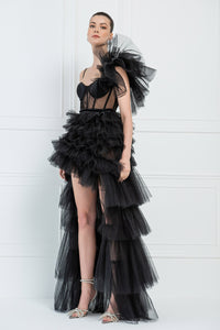 High Low Tulle Party Dress