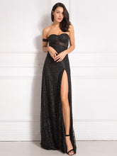 Load image into Gallery viewer, Off Shoulder Sparkle Gown
