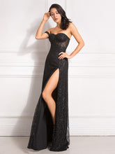 Load image into Gallery viewer, Off Shoulder Sparkle Gown
