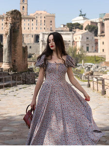 Floral Maxi Print Dress